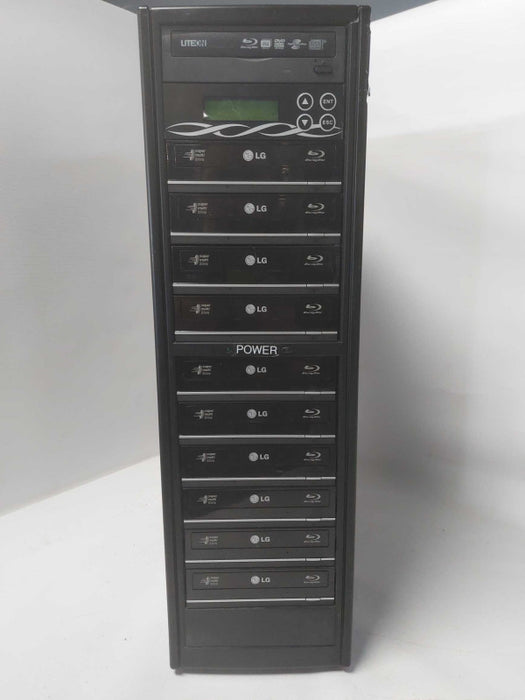 Bestduplicator 10 Target DVD CD and BlueRay Duplicator with DVDRW Burners