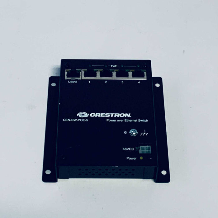 Crestron CEN-SW-POE-5 5-Port POE Gigabit Ethernet Switch =