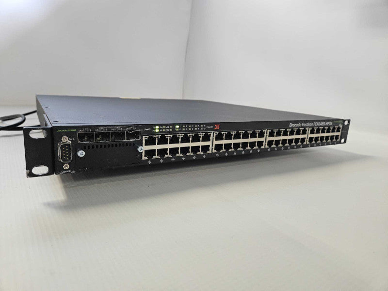 Brocade Fastiron FCX648S-HPOE 48 Ports Ethernet Switch Q)
