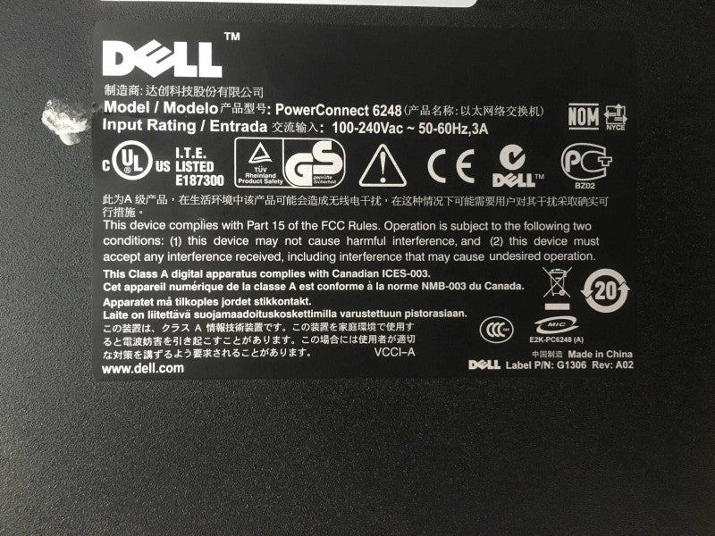 Dell PowerConnect 6248 48-Port Network Switch