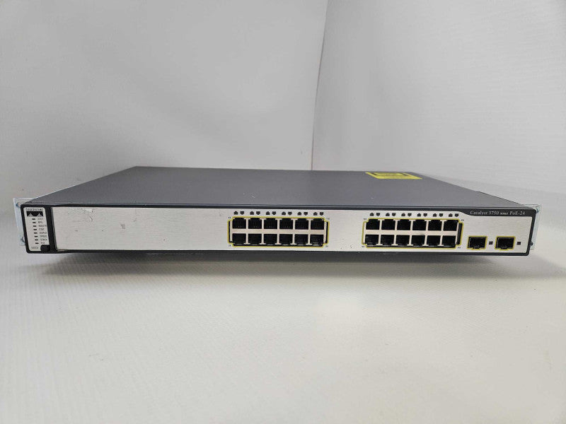 CISCO WS-C3750-24PS-S Catalyst 3750 Series Switch 24 Port Series POE24 )