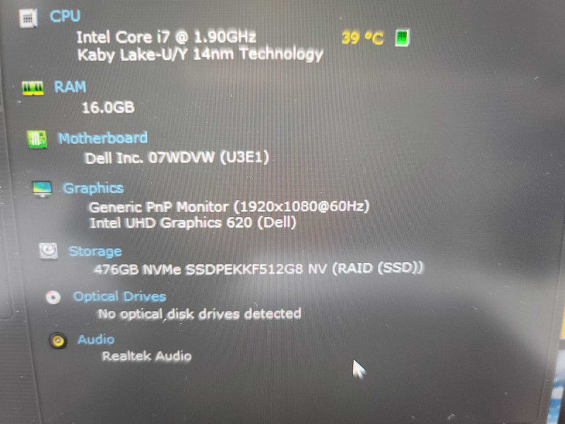Dell Latitude 7400 i7-8665U @ 1.9GHz, 16GB DDR4, 512GB SSD Q