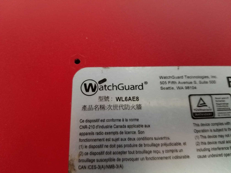 Watchguard Firebox M370 8-Port GbE Network Security Appliance - READ #