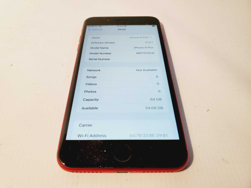 Apple iPhone 8 Plus - 64GB - Red (