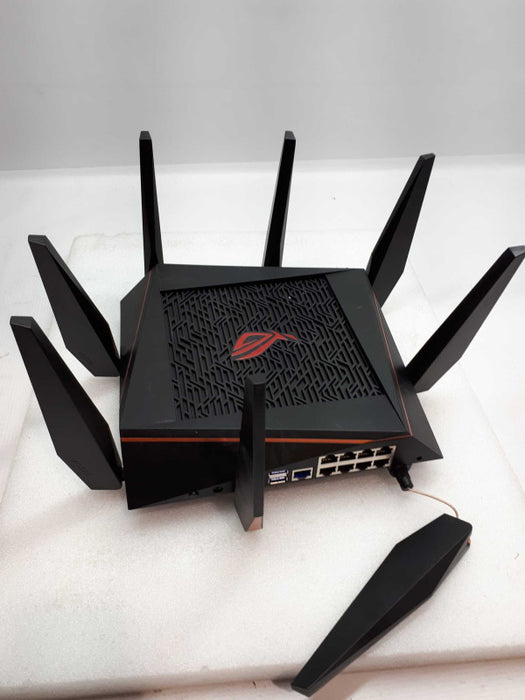 ASUS Rog Rapture Gt-AC5300 Tri-Band 4x4 Gaming  with 8-Port Gigabit Router &