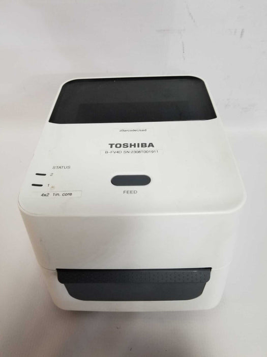 Toshiba direct thermal barcode printer B-FV4D-TS14-QM-R - READ #