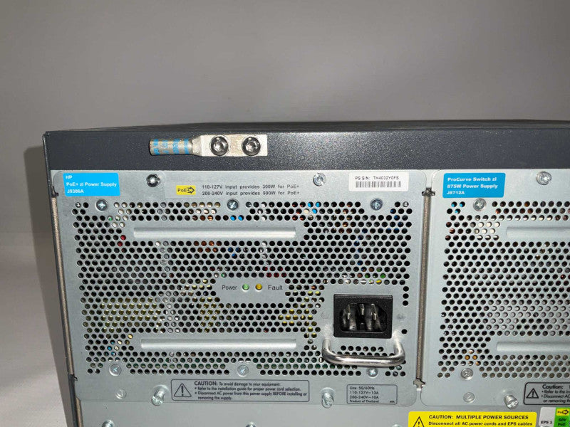 HP ProCurve Switch 5406zl J8697A with 4x ZL J8702A PoE+ Modules  -