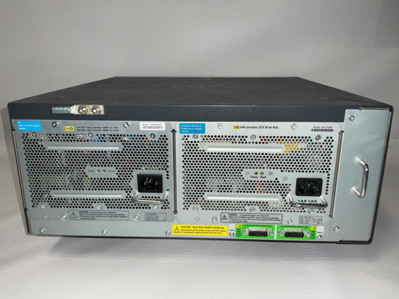 HP ProCurve Switch 5406zl J8697A with 4x ZL J8702A PoE+ Modules  -