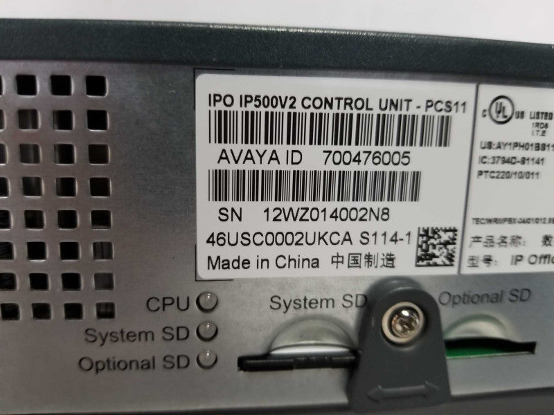 Avaya ip500v2 control unit - 3x modules - See photos #