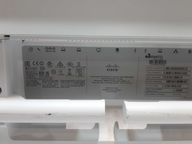 Cisco CP-DX80-K9 V07 Touchscreen Video Communication System-  see  notes &