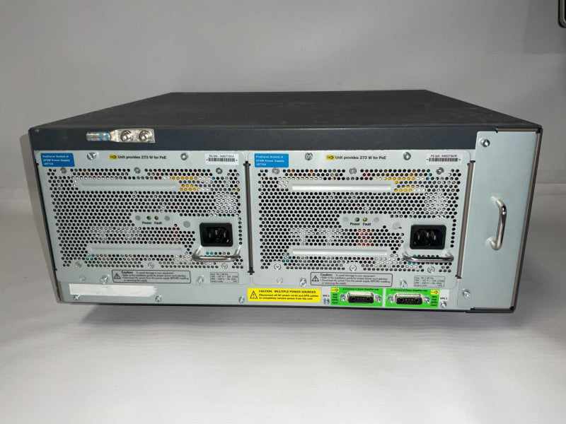 HP ProCurve Switch 5506zl J8697A with 5x zl J8702A PoE+ Modules  -