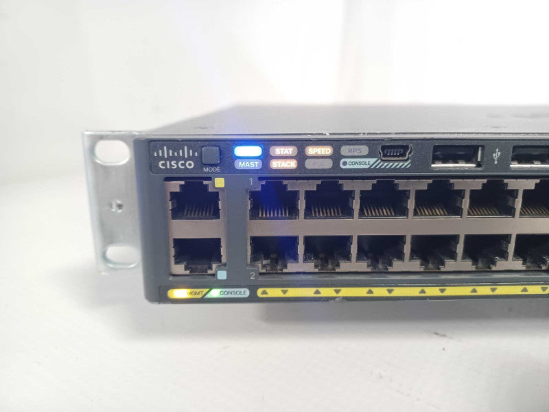 Cisco WS-C2960X-48FPD-L 2960x Switch 48 Port 1Gbps PoE + 2x SFP+ Read _