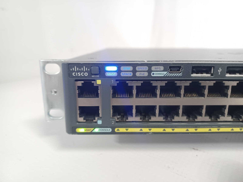 Cisco WS-C2960X-48FPD-L 2960x Switch 48 Port 1Gbps PoE + 2x SFP+ Read _