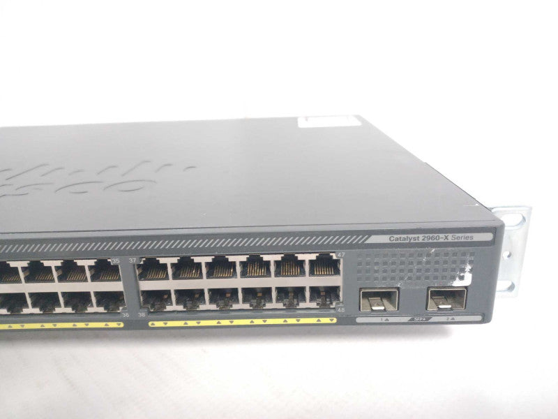 Cisco WS-C2960X-48FPD-L 2960x Switch 48 Port 1Gbps PoE + 2x SFP+ Read _