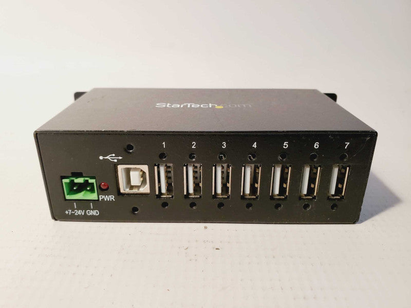 Startech ST7200USBM Industrial Rugged USB 2.0 Hub, 7 Ports USB-A, 1 USB-B,24v Q(