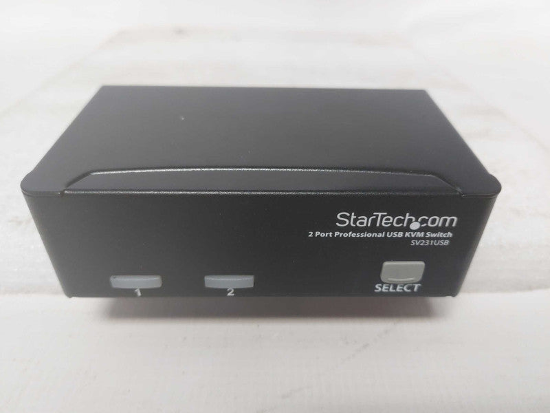StarTech SV231DDVDUA 2-Port DVI VGA Dual Monitor USB KVM Switch w/Audio, USB