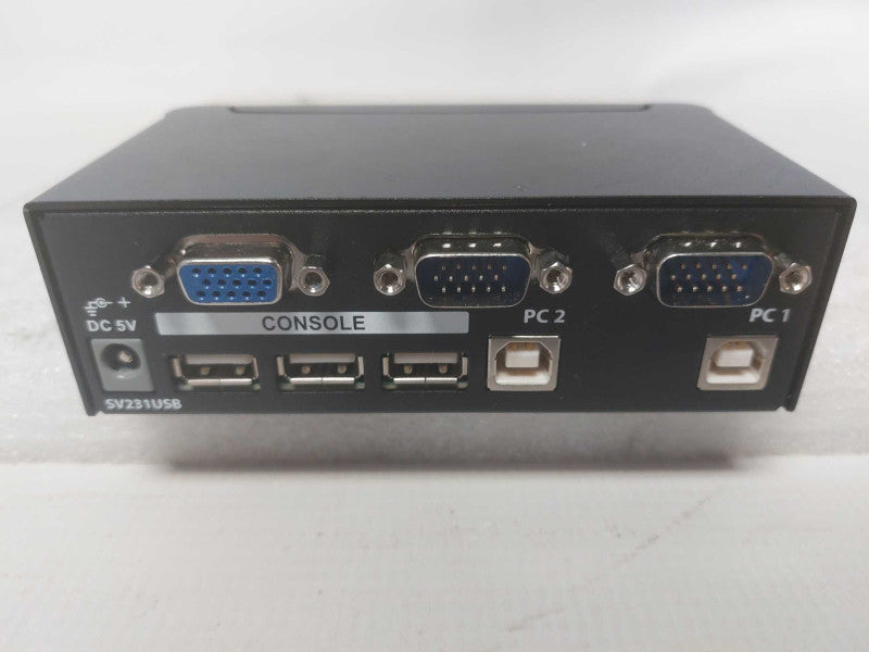 StarTech SV231DDVDUA 2-Port DVI VGA Dual Monitor USB KVM Switch w/Audio, USB