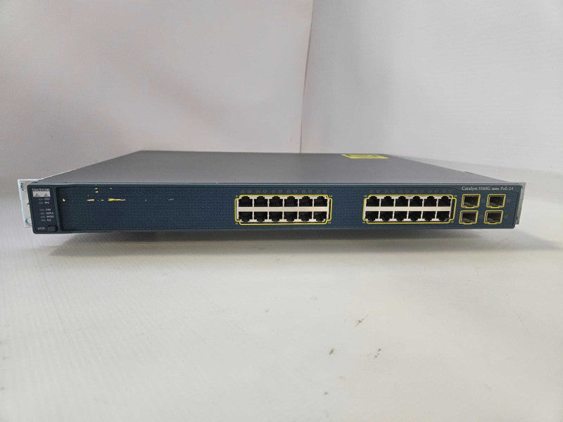 Cisco Catalyst WS-C3560G-24PS-S V05 Fast Ethernet Switch + Rack Mount Ears )