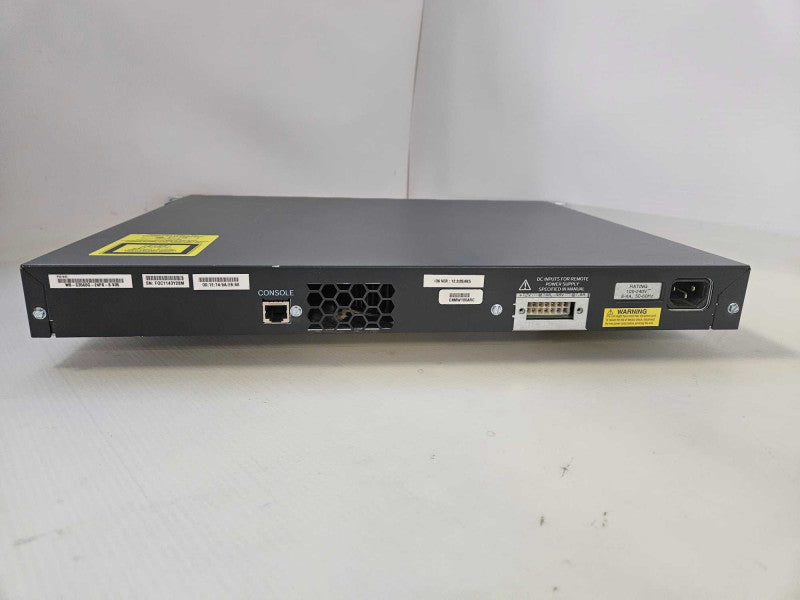 Cisco Catalyst WS-C3560G-24PS-S V05 Fast Ethernet Switch + Rack Mount Ears )