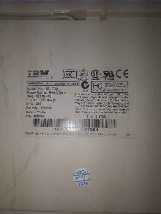 IBM KB-7993 vintage keyboard