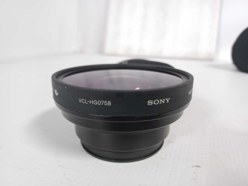 Sony Wide Angle Conversion Lens VCL-HG0758 with Mic _