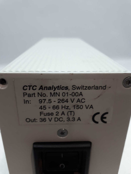 CTC Analytics autosampler MN 01-00A  power supply &