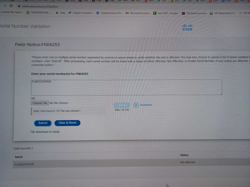 CISCO ISR4321 ISR4321 Gigabit Router ISR4321/K9, Not Affected, Read _