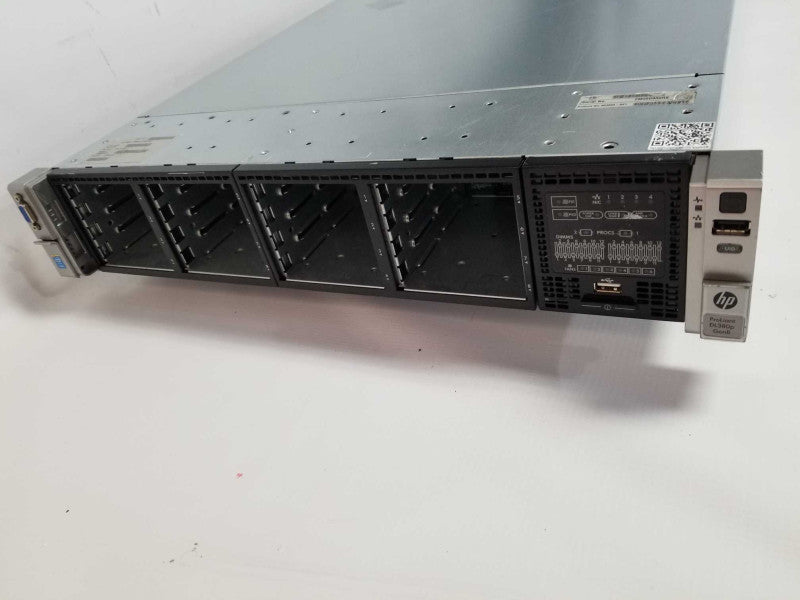 HP Proliant DL380p gen8 2x Xeon E5-2609 @ 2.40ghz / 64gb ram / 2x P420 raid #