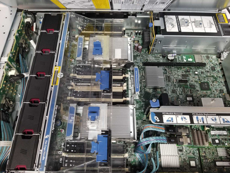 HP Proliant DL380p gen8 2x Xeon E5-2609 @ 2.40ghz / 64gb ram / 2x P420 raid #