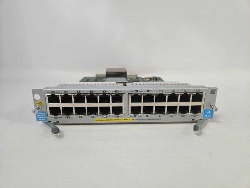 HP J8702A 24 Port Gigabit Ethernet PoE Chassis Module Q)