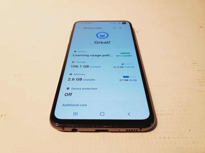 Samsung Galaxy S10e - 128GB - Dark Blue (