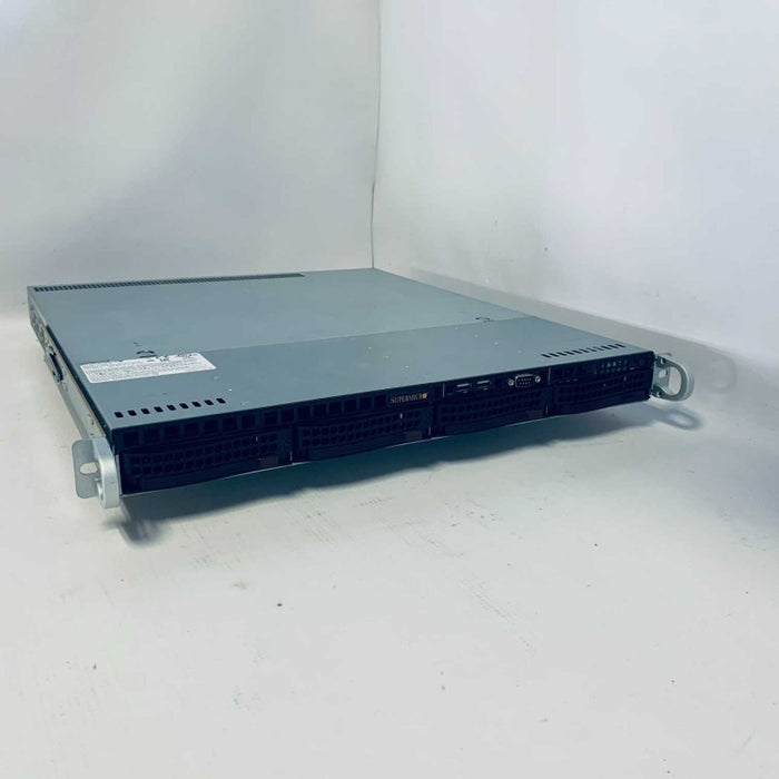 Supermicro CSE-813M-3 X10SLM-L E3-1220 v3 @ 3.10GHz 16GB RAM 1U Server =