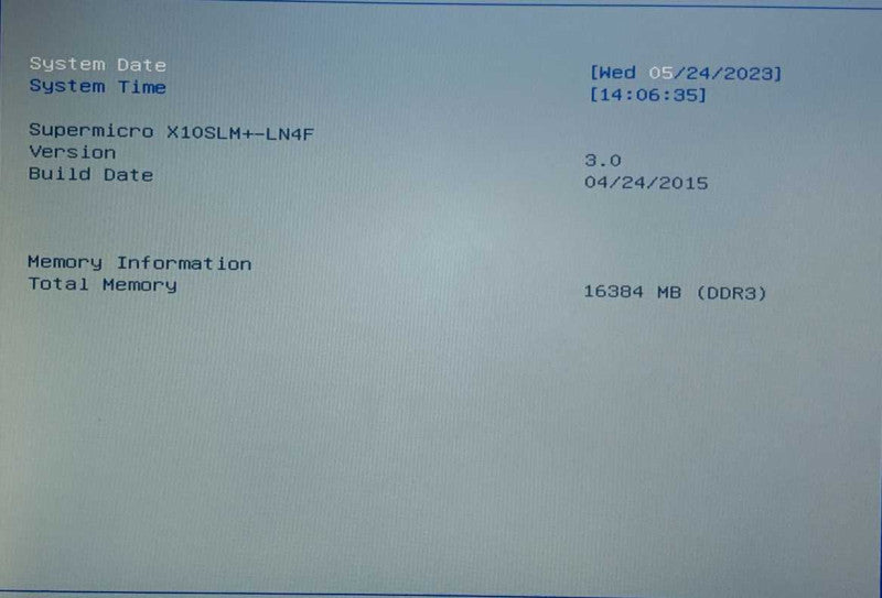 Supermicro CSE-813M-3 X10SLM-L E3-1220 v3 @ 3.10GHz 16GB RAM 1U Server =