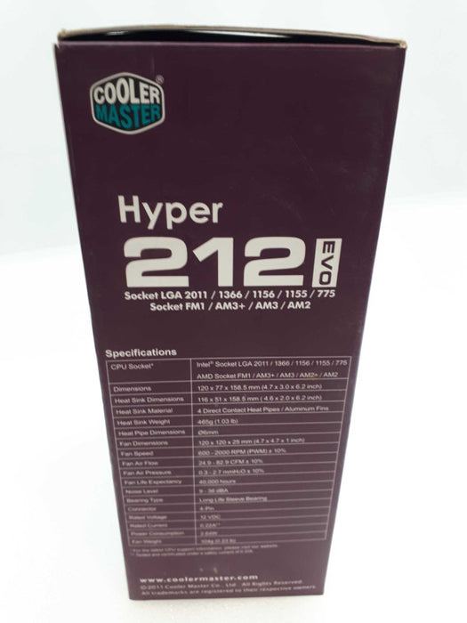 Cooler Master Hyper 212 Evo CPU Fan &