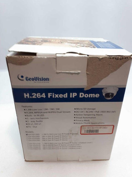 Geovision IR Indoor Mini Dome 1.3 Megapixel IP Camera GV-FD120D in box  &