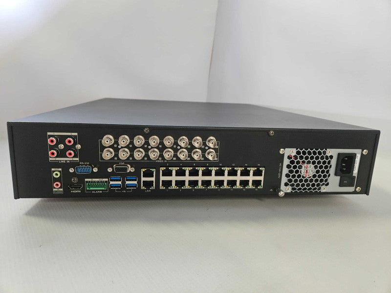 3XLOGIC INC V500-16 HYBRID, 16-CHANNEL HD ANALOG, 16-PORT EMBEDDED PoE 2U ** )