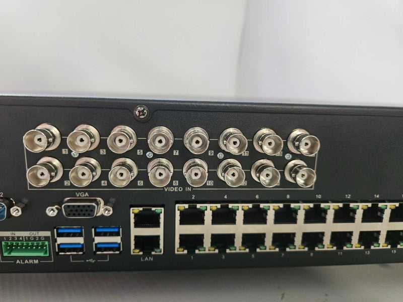 3XLOGIC INC V500-16 HYBRID, 16-CHANNEL HD ANALOG, 16-PORT EMBEDDED PoE 2U ** )