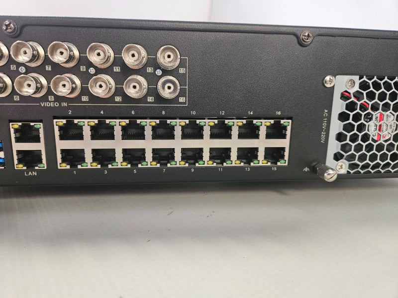 3XLOGIC INC V500-16 HYBRID, 16-CHANNEL HD ANALOG, 16-PORT EMBEDDED PoE 2U ** )