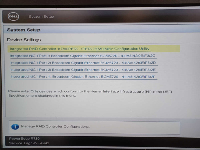 Dell PE R730, Xeon E5-2660v3 2.6GHz, 32GB, H730 Mini, 2x PSU, 4x 1.2TB HDDs Q_