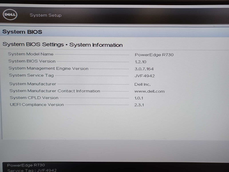 Dell PE R730, Xeon E5-2660v3 2.6GHz, 32GB, H730 Mini, 2x PSU, 4x 1.2TB HDDs Q_