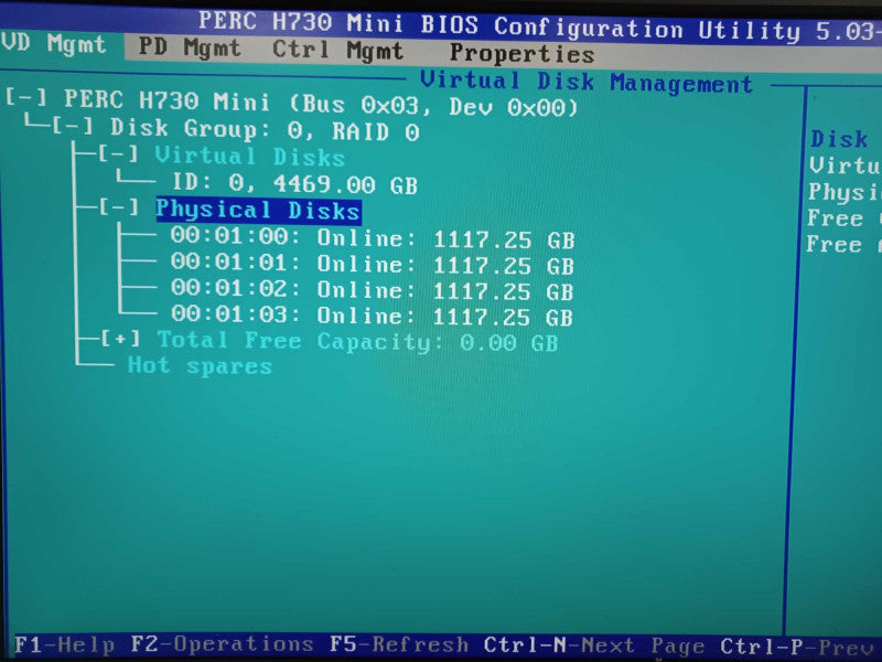Dell PE R730, Xeon E5-2660v3 2.6GHz, 32GB, H730 Mini, 2x PSU, 4x 1.2TB HDDs Q_