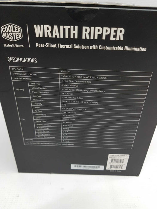 Cooler Master Wraith Ripper AMD TR4 (MAM-D7PN-DWRPS)