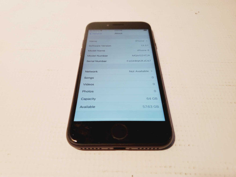 Apple iPhone 8 - 64GB - Gray Q(
