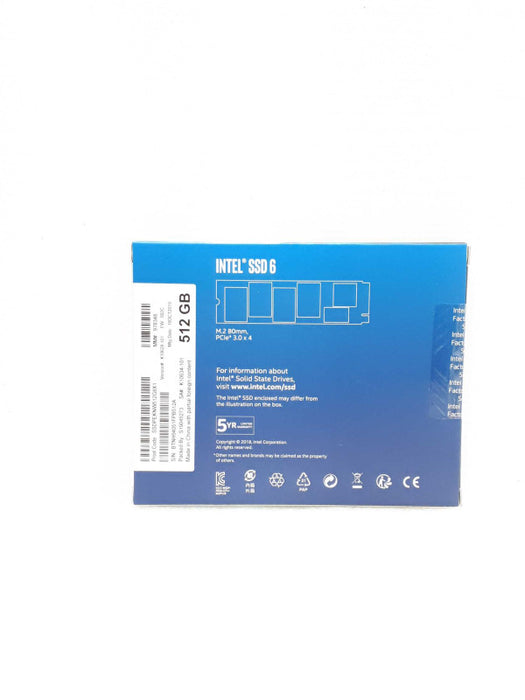 Intel SSD6 Intel Solid State Drive 660p Series 512GB M.2 SSDPEKNW512G8XT- NEW Q: