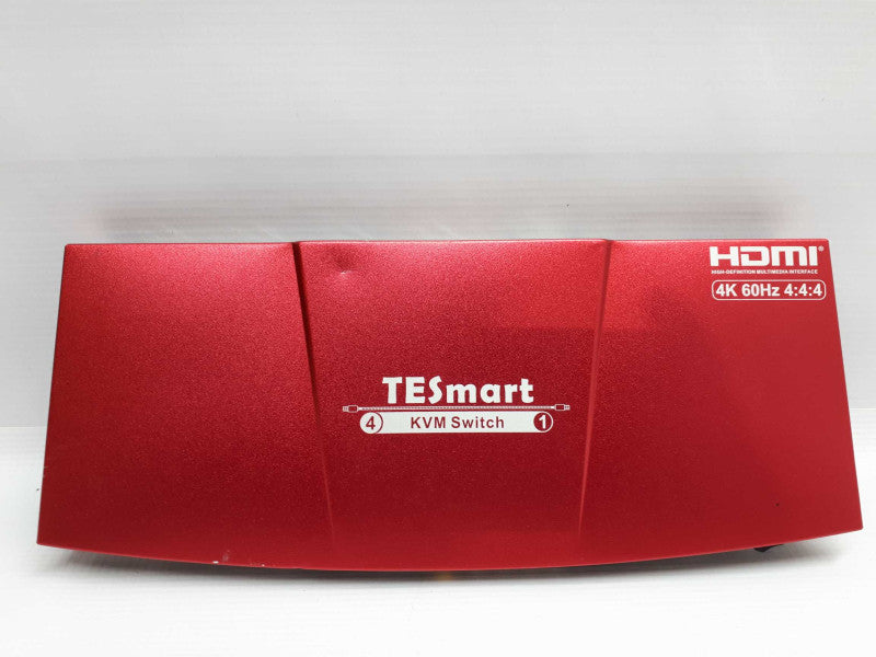 TESmart HDMI KVM Switch 4 Port, Support 4K 60Hz UHD, &