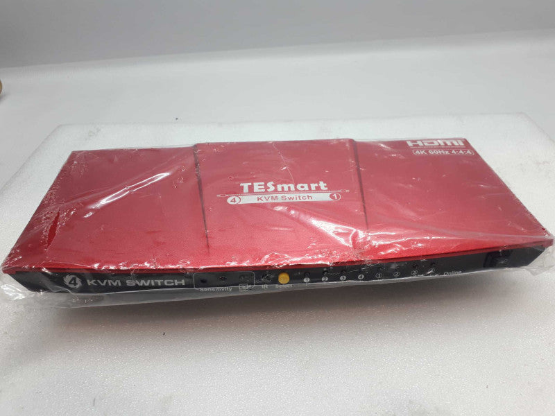 TESmart HDMI KVM Switch 4 Port, Support 4K 60Hz UHD, &