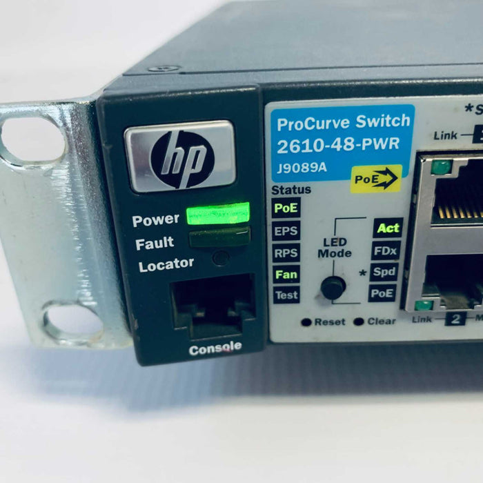 HP ProCurve J9089A 2610-48-PWR 48 Port Network Switch =
