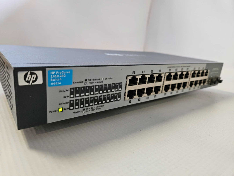 HP ProCurve 1410-24G J9561A 24-Port GbE Ethernet Switch  Q)