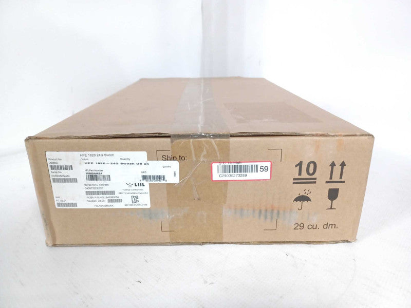 HP OfficeConnect 1820-24G 24-port Gigabit Ethernet Switch J9980A Open-Box _