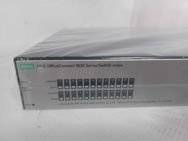 HP OfficeConnect 1820-24G 24-port Gigabit Ethernet Switch J9980A Open-Box _